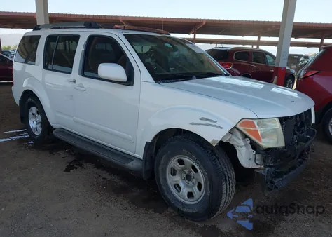 2005 Nissan Pathfinder Se из США, поврежденный, VIN 5N1AR18U35C786580